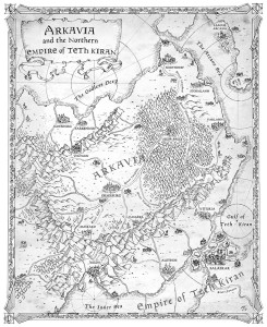 Fantasy Map of Arkavia Northern Empire
